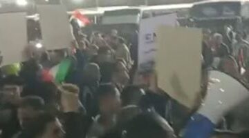 الآلاف من أهالي المنصورة ينظمون وقفة تضامنية مع القضية الفلسطينية.. فيديو