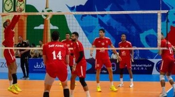 الأهلى يواجه بطل الكونغو فى بطولة أفريقيا لرجال الكرة الطائرة