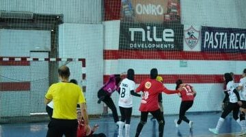 الأهلي يهزم الزمالك 27 - 23 في ختام المجمعة الأولي بنهائي دوري سيدات اليد
