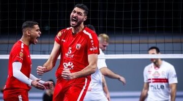 الأهلي يواجه تحدي النصر الليبي في ربع النهائي لبطولة أفريقيا لكرة الطائرة الرجالية