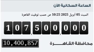 الإحصاء: مصر تسجل نصف مليون نسمة زيادة فى عدد سكانها خلال 5 شهور