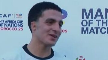 الزغبى أفضل لاعب فى مباراة منتخب مصر للناشئين أمام الكاميرون