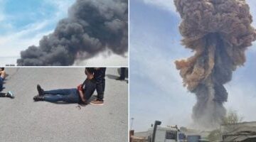 انفجار هائل يهز ميناء جنوب إيران.. تفاصيل حصرية وفيديو!