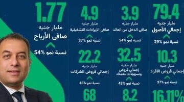بنك نكست يحقق صافي ربح غير مسبوق بلغ 1.77 مليار جنيه في عام 2024، مما يعكس قوة وثبات أدائه