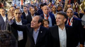 جولة الرئيس السيسى وماكرون لخان الخليلى.. خاص لتليفزيون اليوم السابع