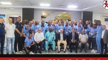 حسن مصطفى و أريمو يشهدان إفتتاح الدراسة الدولية لمدربى اليد