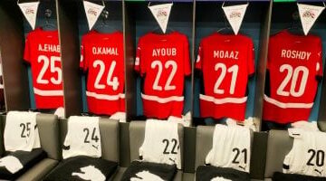شاهد غرفة ملابس منتخب مصر للناشئين قبل مواجهة بوركينا فاسو فى أمم أفريقيا