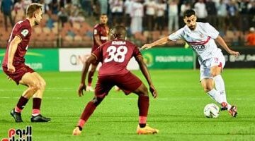 شوط أول سلبى بين الزمالك وستيلينبوش بإياب ربع نهائى الكونفدرالية