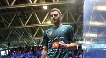 على أبو العينين يتأهل لنهائى بطولة مانشستر للاسكواش