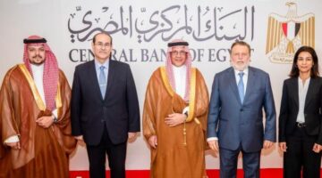 لقاء هام بين محافظ البنك المركزي والأمين العام للمجلس التنسيقي المصري السعودي