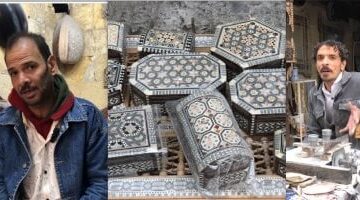لوحة مذهلة من مليون قطعة صدف: اكتشف عالم صناعة الأرابيسك في الدرب الأحمر.. فيديو