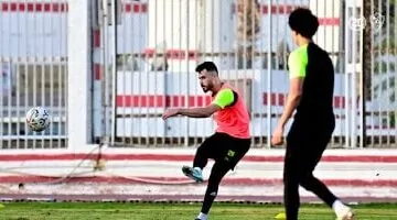 الونش ينضم لتدريبات الزمالك استعدادًا لمواجهة البنك الأهلي