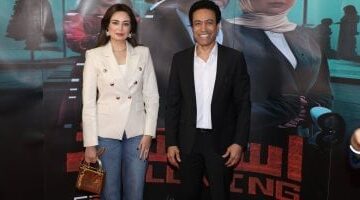 هبة مجدى وسامح حسين وأبطال فيلم استنساخ يحتفلون بالعرض الخاص للفيلم