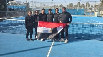 وزير الرياضة يهنئ منتخب التنس عبر الفيديو كونفرانس بعد الفوز على إسرائيل