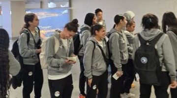 وصول بعثة منتخب كرة الصالات النسائية إلى المغرب للمشاركة فى أمم أفريقيا