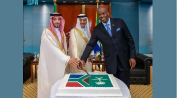 معاون وكيل إمارة الرياض للحقوق يشارك في احتفال السفارة الجنوب أفريقية باليوم الوطني