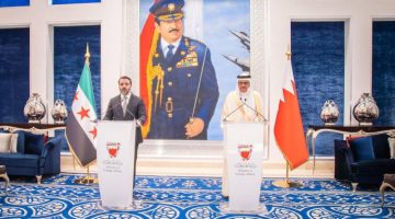 الملك البحريني يؤكد الحرص على استقرار سورية وسيادتها واستقلالها