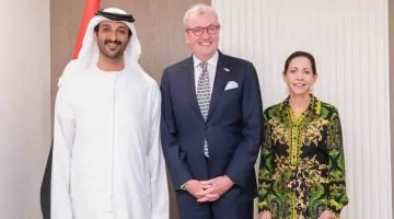 وزير الاقتصاد يعزز الشراكة مع حاكم نيوجيرسي من خلال مناقشات تنموية