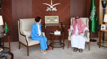 سفير السعودية في مصر يستقبل المديرة الإقليمية لبرنامج الأغذية العالمي في لقاء دبلوماسي هام