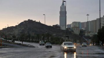 مكة المكرمة تشهد أعلى تساقط مطري يصل إلى 56.8 ملم