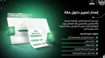 كيف تحصل على تصريح دخول مكة خطوة بخطوة؟