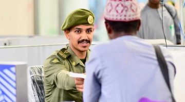 مطار الأمير محمد بن عبدالعزيز يرحب بأول رحلة لحجاج من نيجيريا في المدينة المنورة
