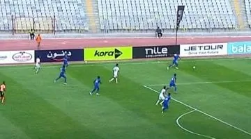 إنبي يتصدر المباراة بـهاتريك حتحوت أمام سموحة في الشوط الأول