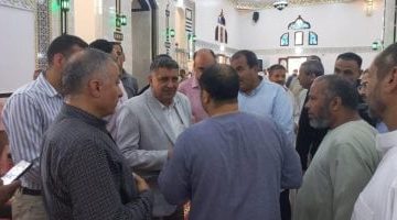 افتتاح مسجد جديد في المنطقة السكنية 26 واستعادة وحدات سكنية متعدى عليها بمدينة السادات
