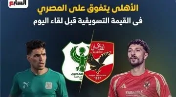 الأهلي يتفوق تسويقيًا على المصري قبل المباراة الليلية.. إنفوغراف