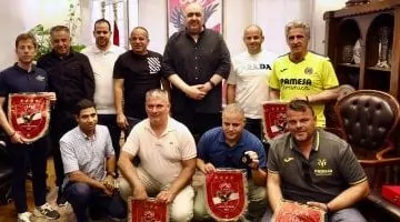 الأهلي يستقبل وفد فياريال الإسباني لبحث تعاون في مباريات ودية الودية