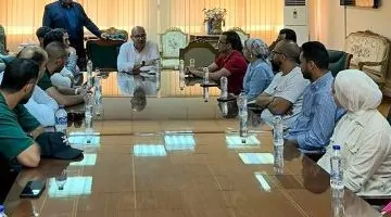 اللجنة الأولمبية تستقبل وفد برنامج الإدارة الرياضية التابع لـ فيفا
