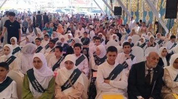 المفتي ومحافظ الشرقية يكرمان 102 حافظاً للقرآن في قرية أم الزين - فيديو وصور