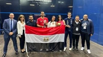 رئيس اتحاد الاسكواش يشيد باللاعبين المتوجين ببطولة العالم: "أنتم قدوة في الإصرار"