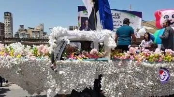 سفينة على الطريق العام.. تعليم دمياط يبرز في احتفالات العيد القومي للمحافظة!