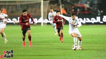 في الدقيقة 30: الزمالك يسيطر على التقدم وسيراميكا يسعى للتعادل