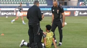 كشف اليوم السابع: مروان عطية يتعرض لسقوط مفاجئ قبل مباراة بتروجيت