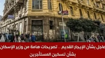 وزير الإسكان يكشف تفاصيل حاسمة حول تسكين المستأجرين في العقارات ذات الإيجار القديمة
