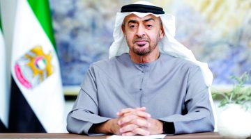 رئيس الدولة يبحث هاتفياً مع الرئيس اللبناني سبل تعزيز التعاون بين البلدين