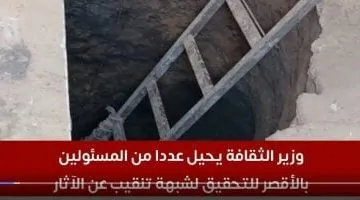 إحالة مسؤولين في ثقافة الأقصر للتحقيق في قضية تنقيب أثري - فيديو
