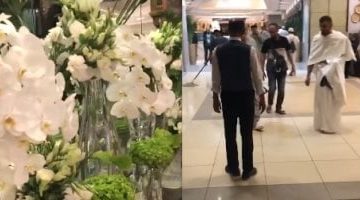 استقبال مبهج لحجاج بيت الله بالورود والبخور في الأراضي المقدسة (فيديو)