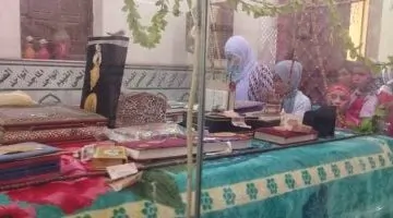 زغاريد وفرحة كبيرة بمناسبة زيارة ضريح الشيخ الفولي في المنيا