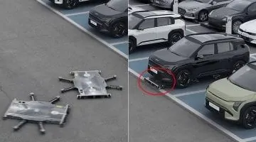 شركة كورية تطلق روبوتات معدنية جديدة لركن السيارات تلقائياً رغم القدم العربي