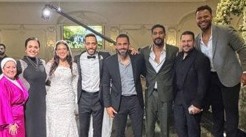 عمر هشام نجم سلة الزمالك يحتفل بزفافه بحضور أبرز نجوم الرياضة